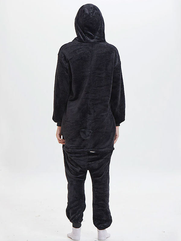 Combinaison Pyjama Femme "Penguin Noir" | Pyjama Shop