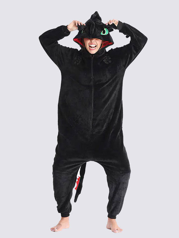 Grenouillère Femme "Dragon Noir" | Pyjama Shop