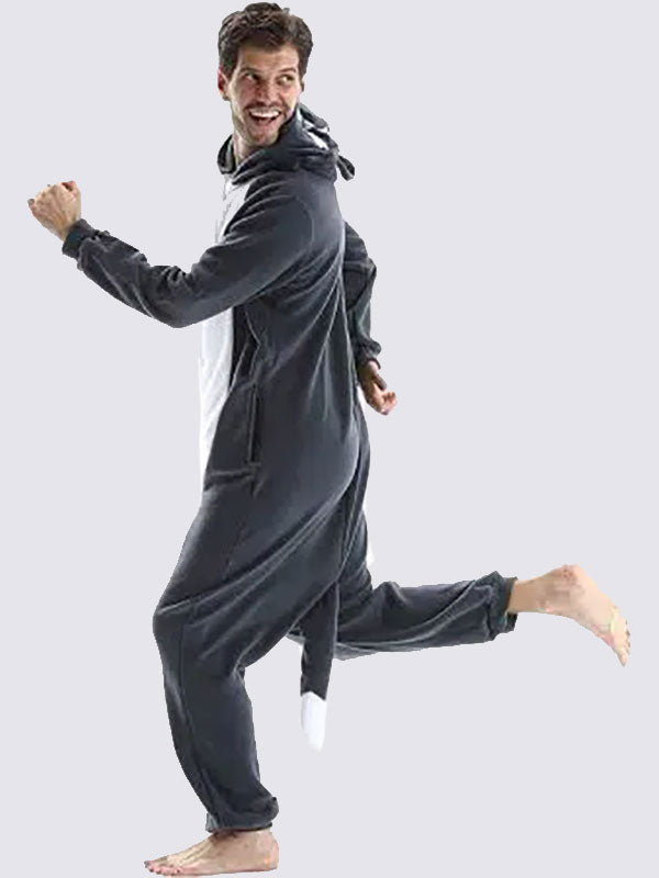 Grenouillère Pour Homme "Loup Gris" | Pyjama Shop