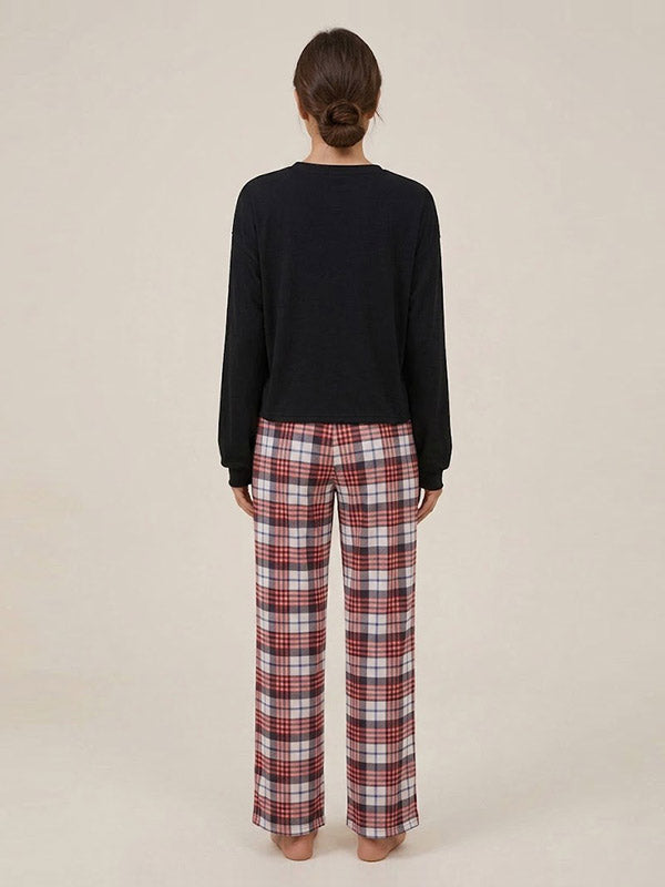 Pantalon Pyjama à Carreaux Pour Femme "Caresse Nocturne" | Pyjama Shop