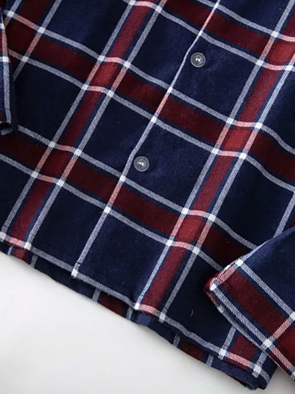 Pyjama À Carreaux Pour Homme "Chaleur Nocturne" | Pyjama Shop