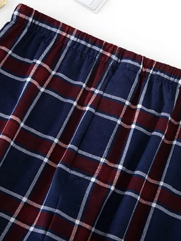 Pyjama À Carreaux Pour Homme "Chaleur Nocturne" | Pyjama Shop