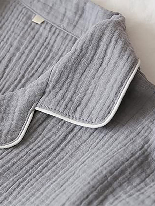 Pyjama En Coton Pour Homme Gris "Brume Matinale" | Pyjama Shop