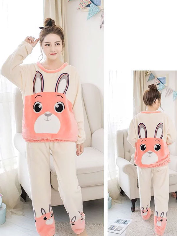 Pyjama Polaire D'hiver Pour Femme "Flocon Douillet" | Pyjama Shop