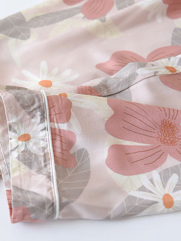 Pyjama Pour Femme Jolie "Fleur de Soleil Rose" | Pyjama Shop