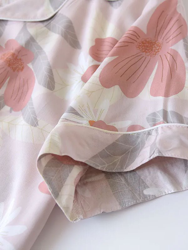 Pyjama Pour Femme Jolie "Fleur de Soleil Rose" | Pyjama Shop