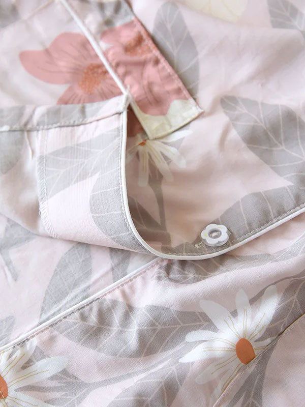 Pyjama Pour Femme Jolie "Fleur de Soleil Rose" | Pyjama Shop