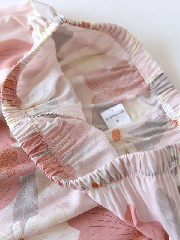 Pyjama Pour Femme Jolie "Fleur de Soleil Rose" | Pyjama Shop