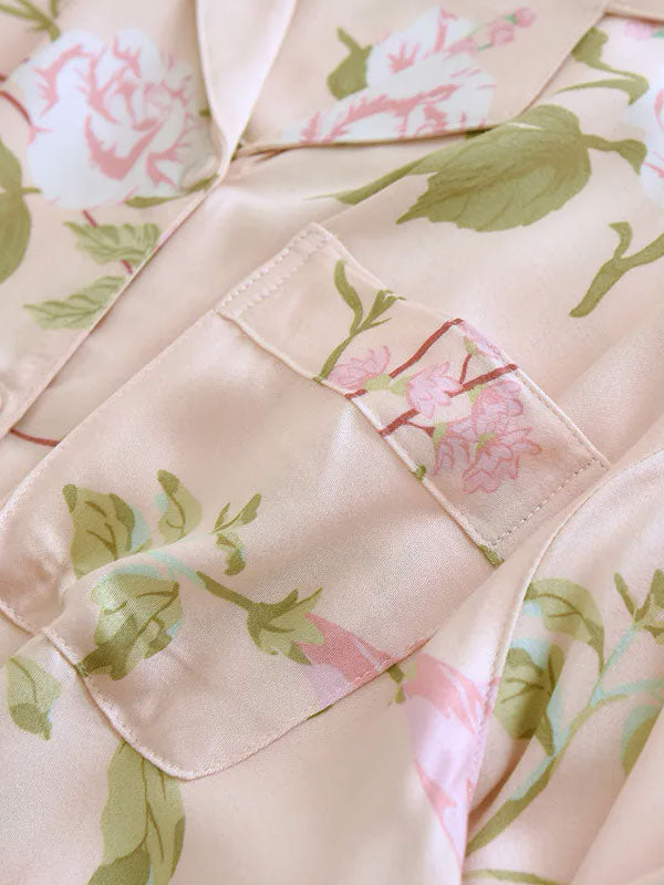 Pyjama Pour Femme À Manches Longues "Fleur de Printemps" | Pyjama Shop