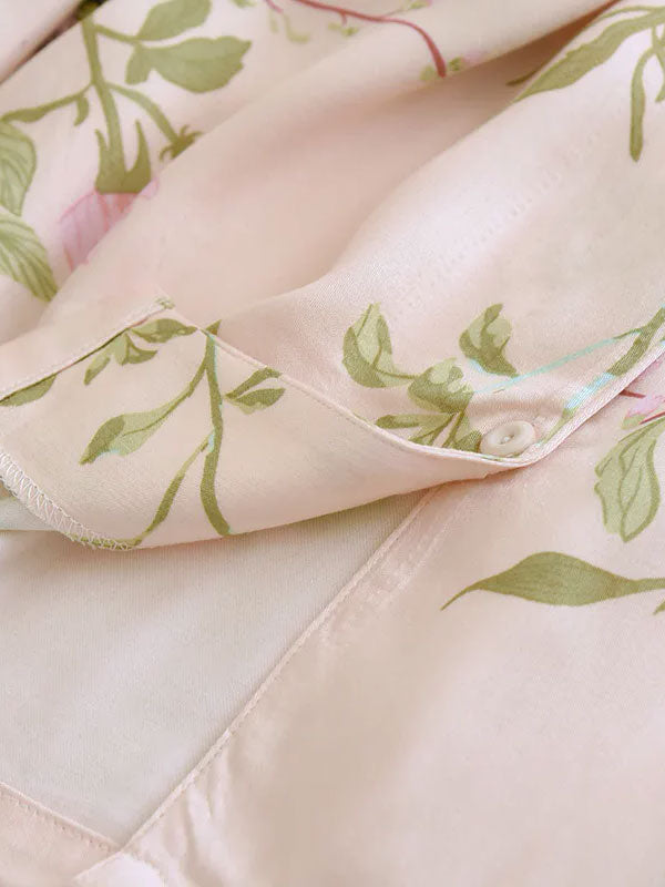Pyjama Pour Femme À Manches Longues "Fleur de Printemps" | Pyjama Shop