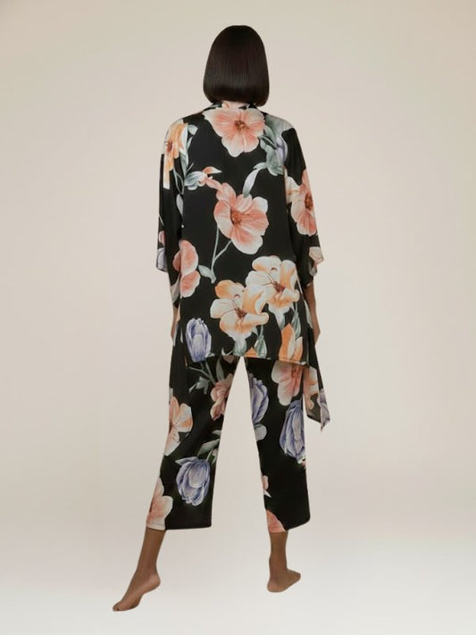 Pyjama Pour Femme Avec Veste "Mystère de Lys" | Pyjama Shop