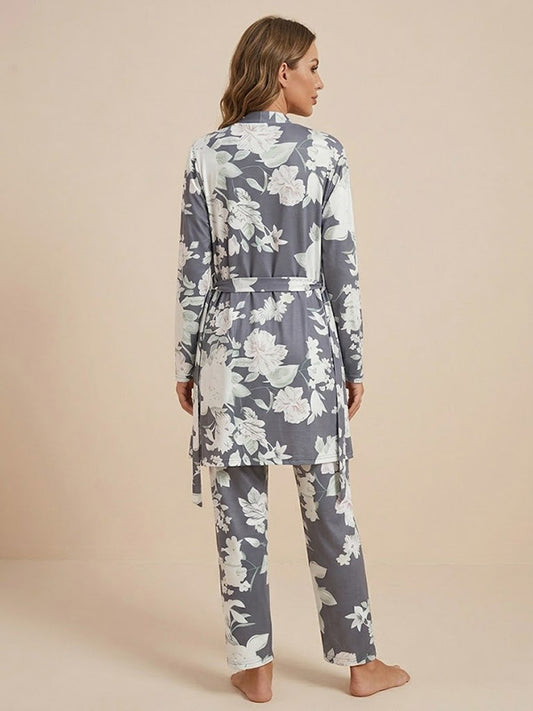 Pyjama Femme 3 Pièces "Senteur de Magnolia" | Pyjama Shop