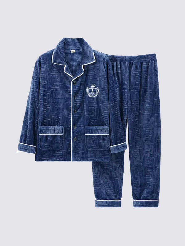 Pyjama Pour Homme Chaud "Lueur de Neige" | Pyjama Shop