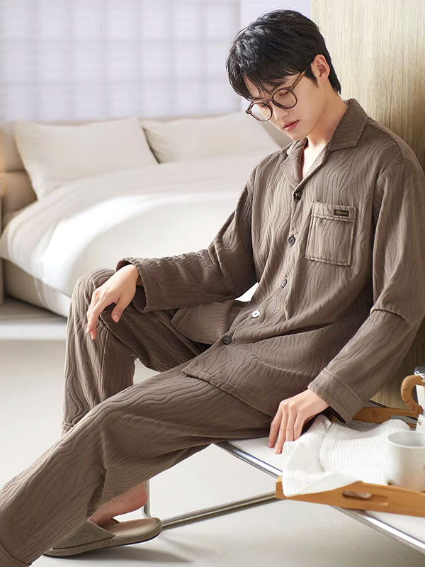 Pyjama Luxe Pour Homme "Douceur d'Aurore" | Pyjama Shop