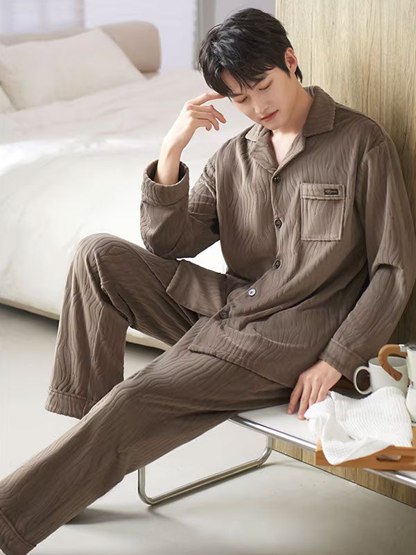 Pyjama Luxe Pour Homme "Douceur d'Aurore" | Pyjama Shop
