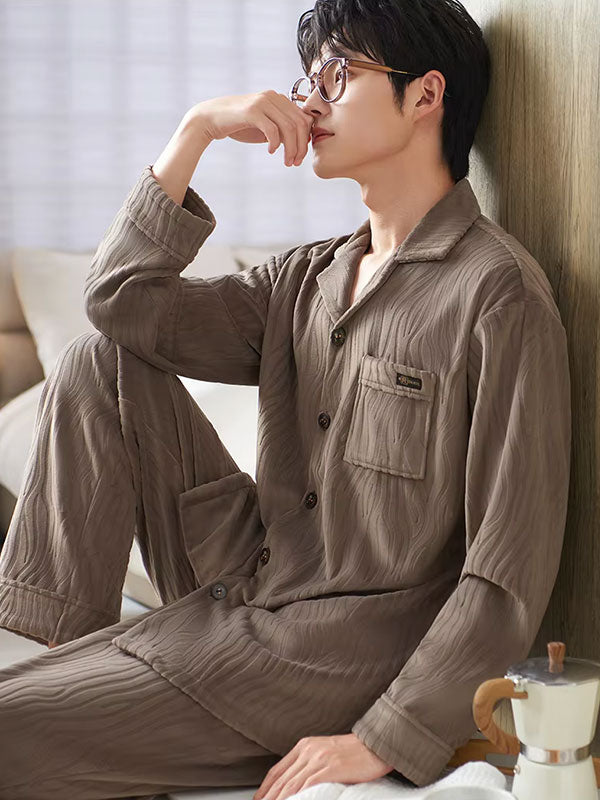 Pyjama Luxe Pour Homme "Douceur d'Aurore" | Pyjama Shop