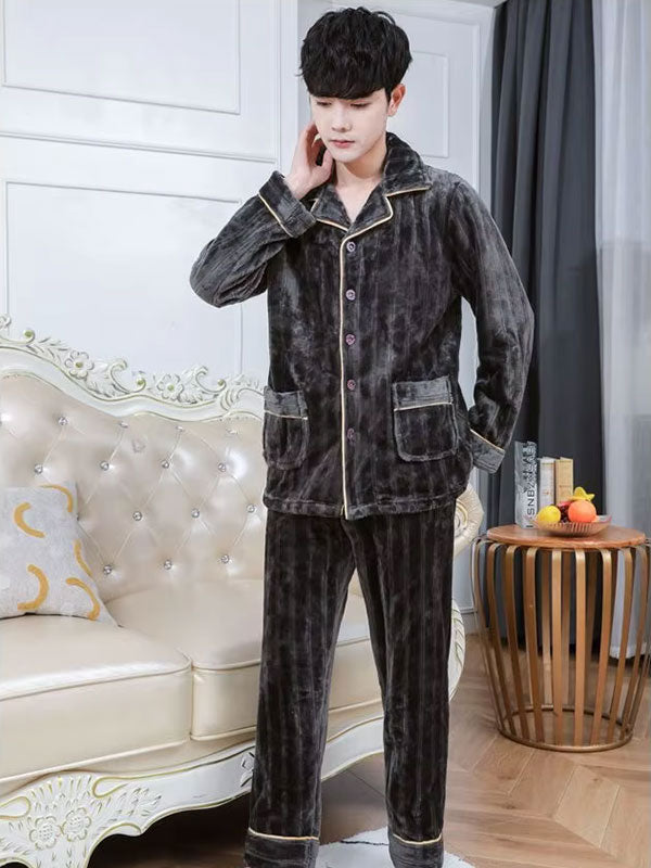 Pyjama Pour Homme En Polaire "Caresse Arctique" | Pyjama Shop
