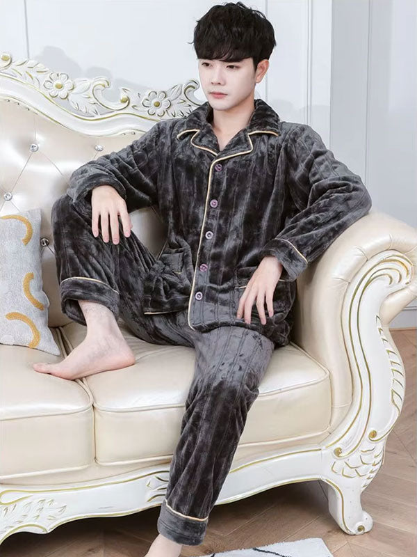 Pyjama Pour Homme En Polaire "Caresse Arctique" | Pyjama Shop