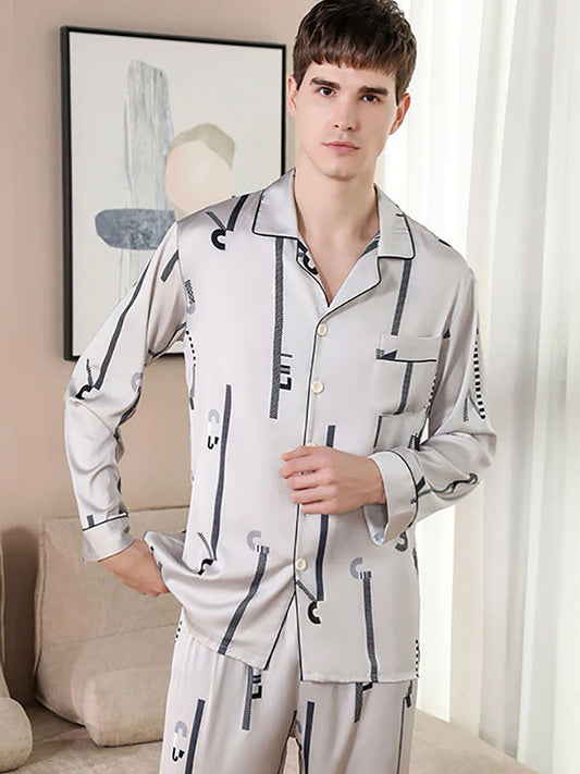 Pyjama Pour Homme En Satin "Confort Moderne" | Pyjama Shop