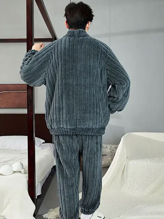 Pyjama Polaire Chaud Pour Homme "Polaire Douillet" | Pyjama Shop