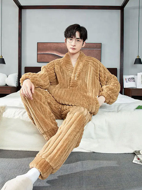 Pyjama Polaire Chaud Pour Homme "Polaire Douillet" | Pyjama Shop
