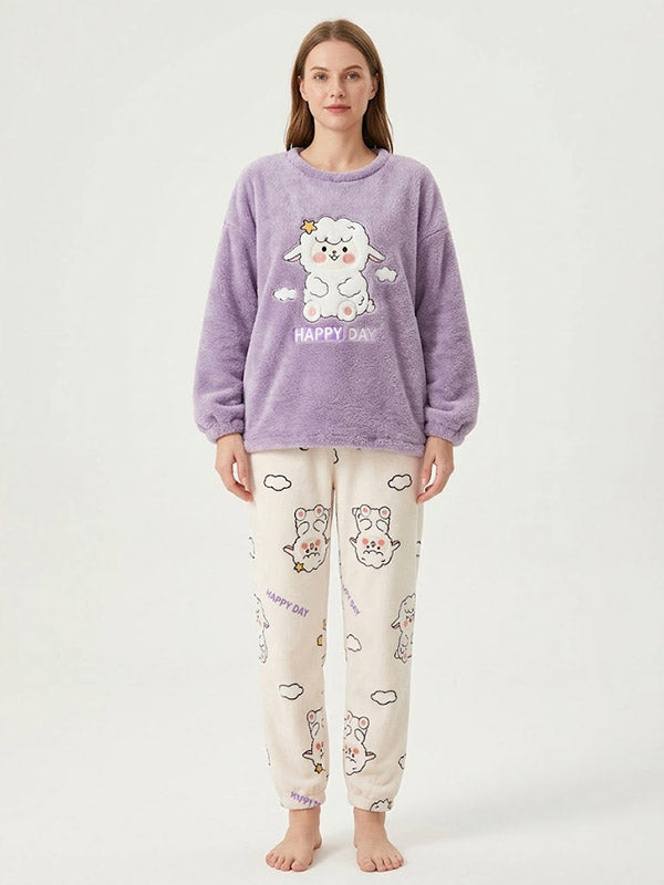 Pyjama Molleton Pour Femme "Aventure Matinale" | Pyjama Shop