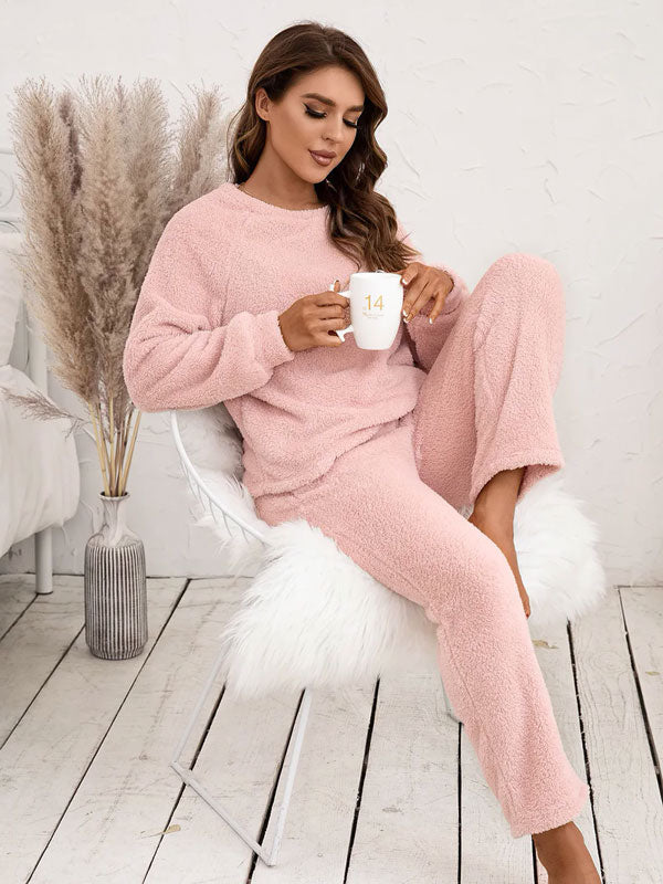 Pyjama Moumoute Pour Femme Rose "Eden Polaire" | Pyjama Shop