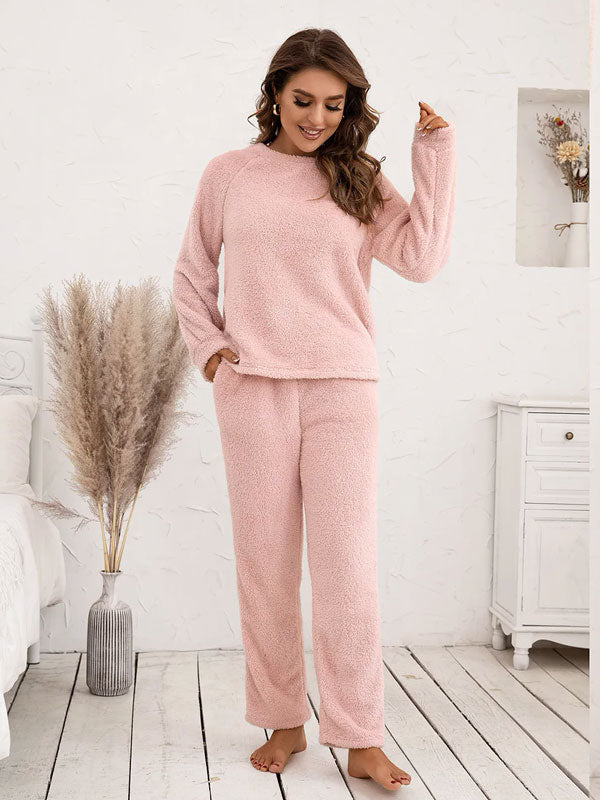 Pyjama Moumoute Pour Femme Rose "Eden Polaire" | Pyjama Shop
