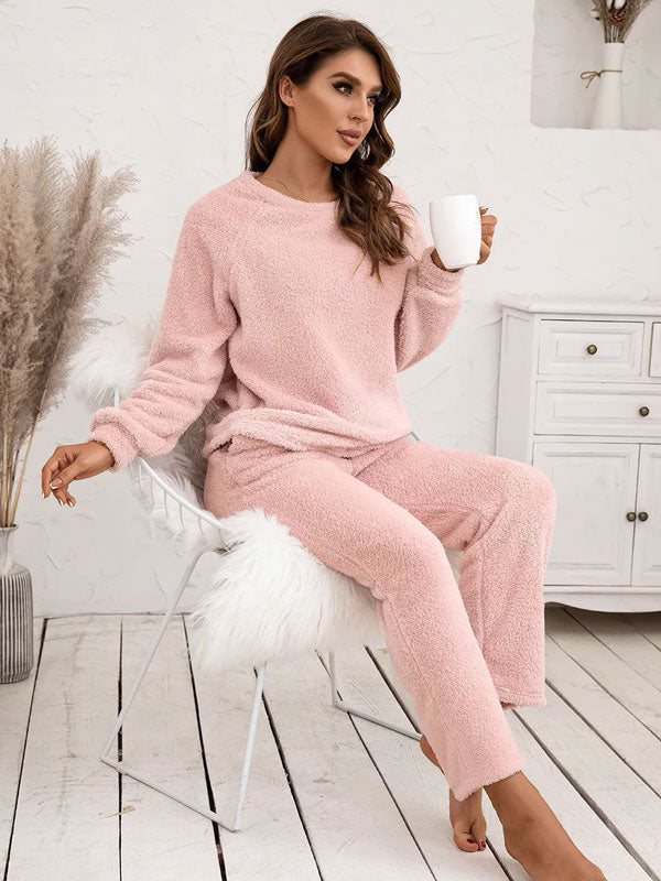 Pyjama Moumoute Pour Femme Rose "Eden Polaire" | Pyjama Shop