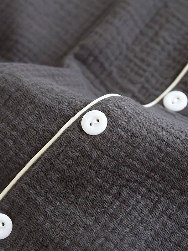 Pyjama Pour Homme En Coton Gris "Brume Matinale" | Pyjama Shop