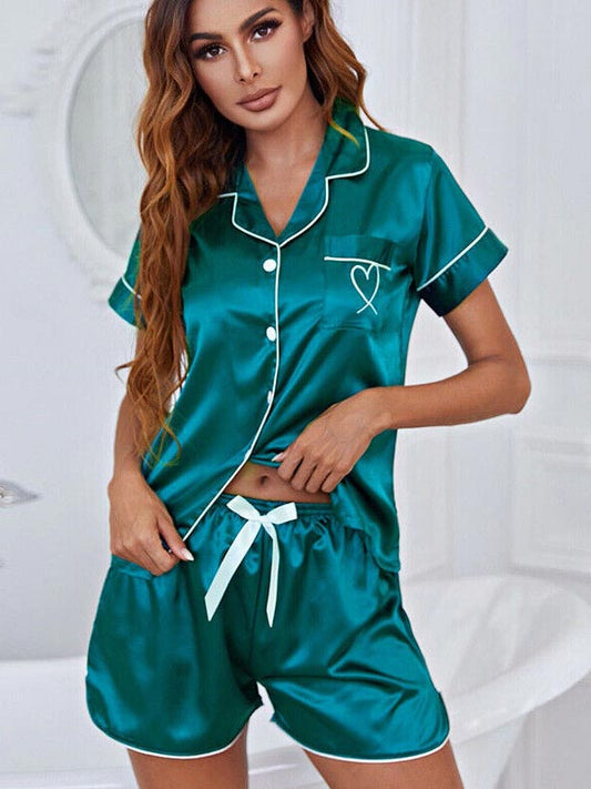 Pyjama Satin Femme Short | Pyjama Shop