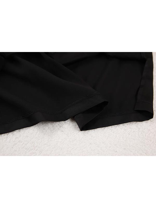 Pyjama Satin Noir Femme | Pyjama Shop