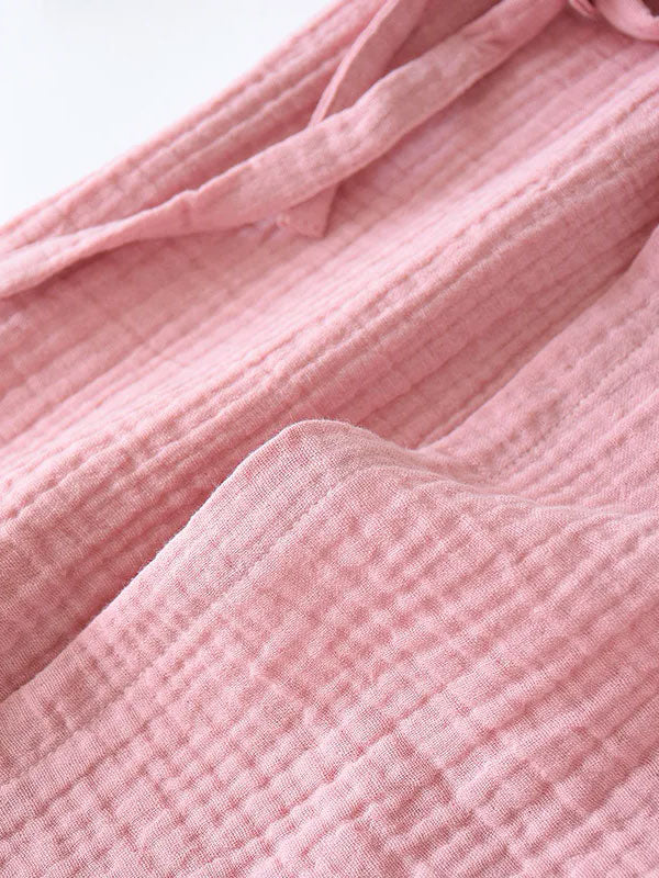 Pyjama Veste Rose Pour Femme "Rêverie de Perle" | Pyjama Shop