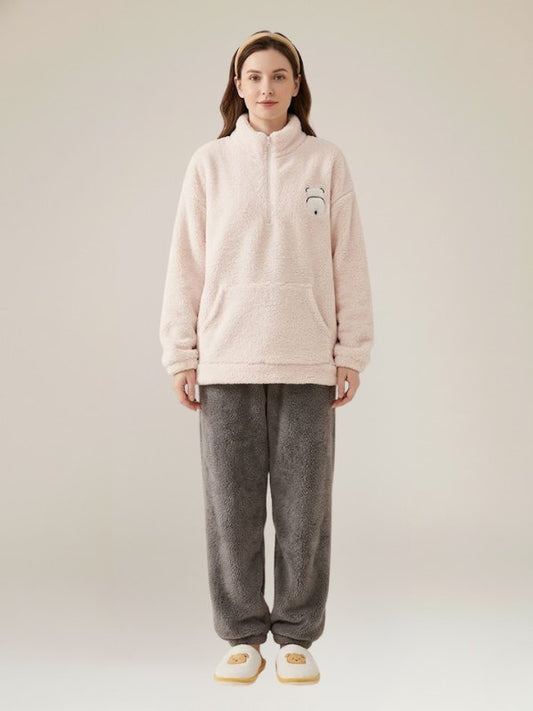 Pyjama Chaud Pour Femme "Douceur Enneigée" | Pyjama Shop