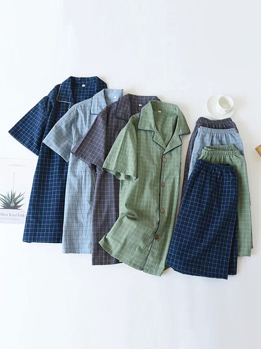 Ensemble Pyjamas Short Pour Homme "Brise Marine" | Pyjama Shop