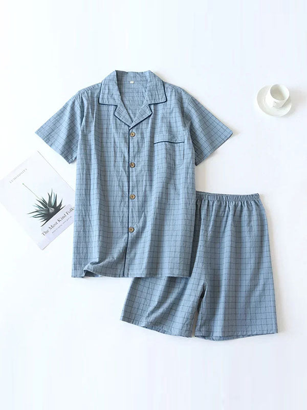 Ensemble Pyjamas Short Pour Homme "Brise Marine" | Pyjama Shop