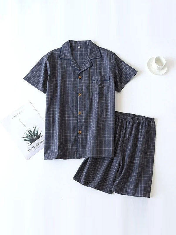 Ensemble Pyjamas Short Pour Homme "Brise Marine" | Pyjama Shop