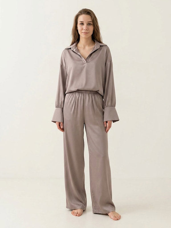 Pyjama en Satin Pour Femme "Éclat de Diamant" | Pyjama Shop