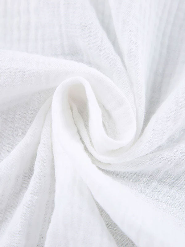 Robe de Chambre En Coton Blanc Pour Femme "Nid Douillet" | Pyjama Shop