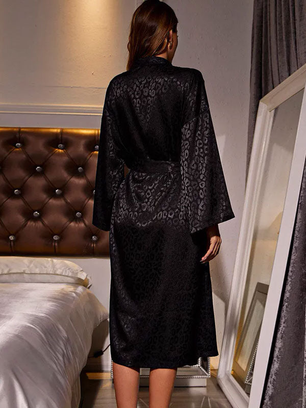 Robe de Chambre Longue pour Femme "Tendresse de Satin" | Pyjama Shop