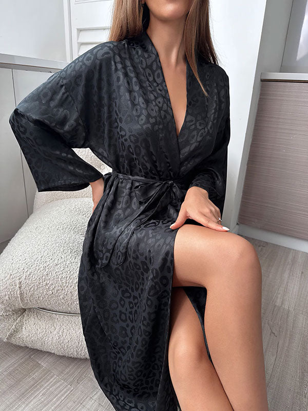 Robe de Chambre Longue pour Femme "Tendresse de Satin" | Pyjama Shop