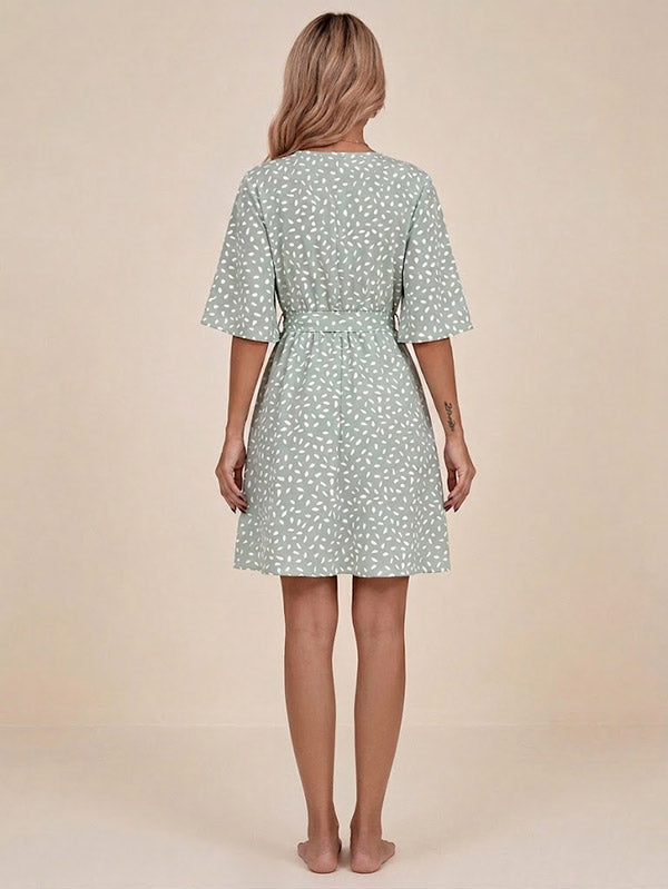 Robe De Chambre Légère Pour Femme "Flocon de Douceur" | Pyjama Shop