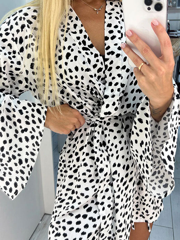 Robe De Chambre D'été "Flocon de Douceur" | Pyjama Shop