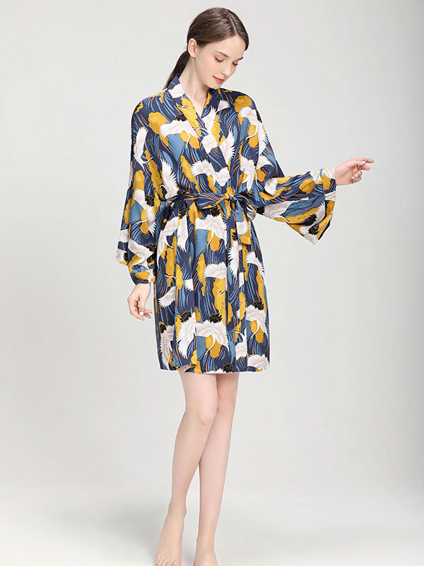 Robe de Chambre en Satin pour Femme "Velours de Satin" | Pyjama Shop