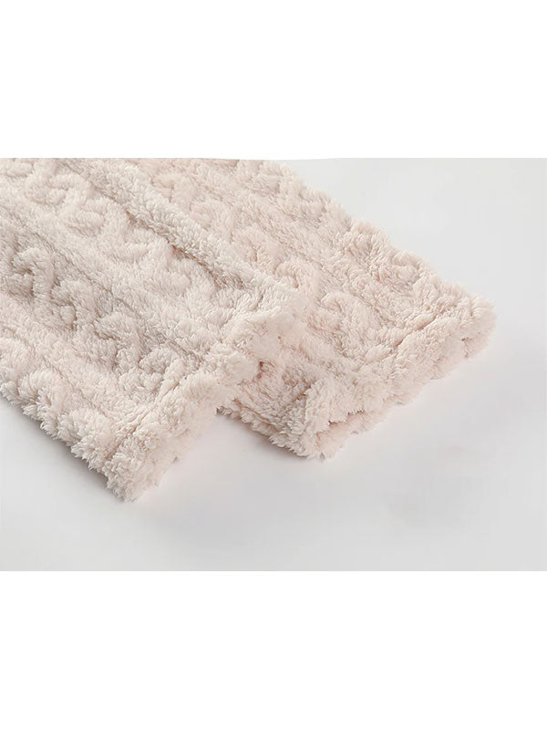 Ensemble Pyjama Avec Veste Polaire Pour Femme "Nuit Enneigée" | Pyjama Shop