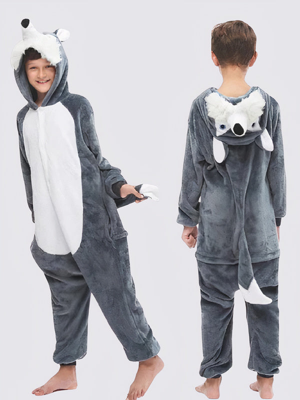 Combinaison Pyjama Garçon "Loup" | Pyjama Shop
