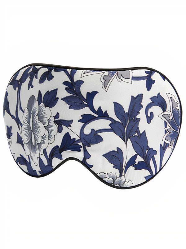 Masque de Sommeil Floral "Bleu" | Pyjama Shop