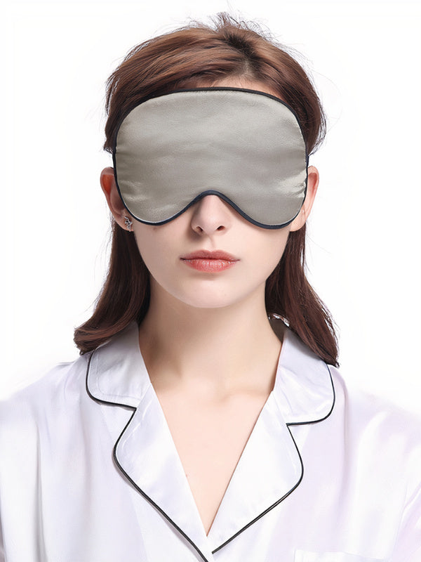 Masque de Sommeil en Soie "Gris" | Pyjama Shop