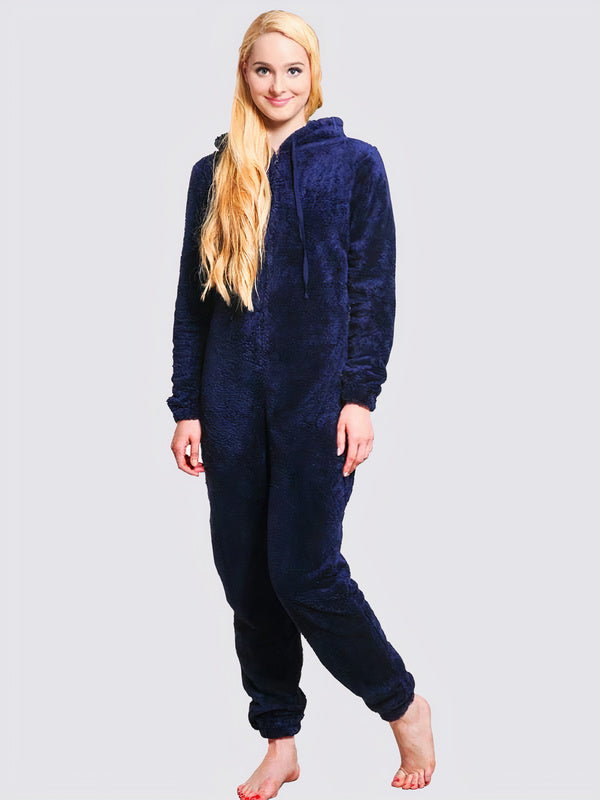 Combinaison Pyjama Pour Femme "Bleu Marine" | Pyjama Shop