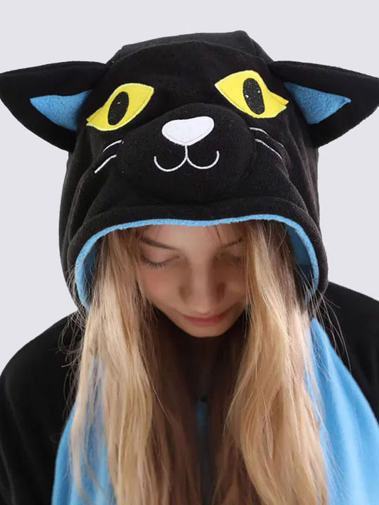 Combinaison Pyjama Pour Femme "Chat Nocturne" | Pyjama Shop